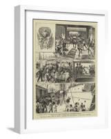 The War in Egypt, Notes at Bombay, Preparing for the Departure of the Indian Contingent-William Ralston-Framed Giclee Print