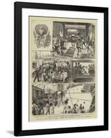 The War in Egypt, Notes at Bombay, Preparing for the Departure of the Indian Contingent-William Ralston-Framed Giclee Print