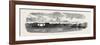 The War in Egypt: the Aboukir Forts; Railway Bridge on the Alexandria and Rosetta Line-null-Framed Giclee Print
