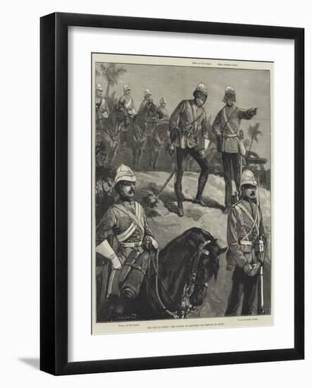 The War in Egypt, the Guards as Equipped for Service in Egypt-William Heysham Overend-Framed Giclee Print