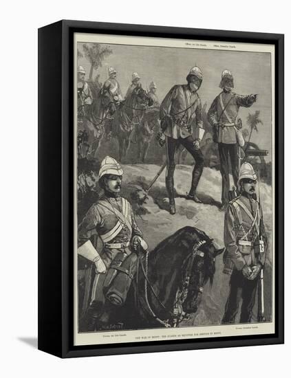 The War in Egypt, the Guards as Equipped for Service in Egypt-William Heysham Overend-Framed Stretched Canvas