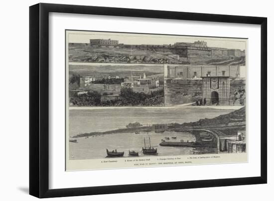 The War in Egypt, the Hospital at Gozo, Malta-null-Framed Giclee Print