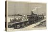The War in Egypt, the Ironclad Train During the Reconnaissance of 28 July-Joseph Nash-Stretched Canvas