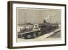 The War in Egypt, the Ironclad Train During the Reconnaissance of 28 July-Joseph Nash-Framed Giclee Print