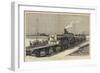 The War in Egypt, the Ironclad Train During the Reconnaissance of 28 July-Joseph Nash-Framed Giclee Print