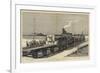 The War in Egypt, the Ironclad Train During the Reconnaissance of 28 July-Joseph Nash-Framed Giclee Print