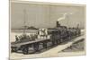 The War in Egypt, the Ironclad Train During the Reconnaissance of 28 July-Joseph Nash-Mounted Giclee Print