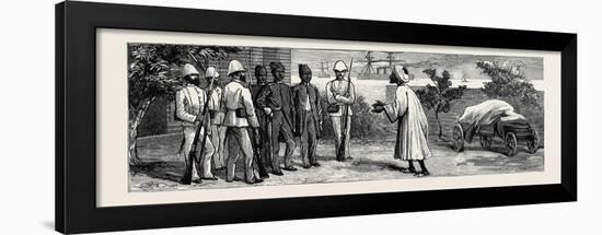 The War in Egypt: the Occupation of Alexandria: Egyptian Prisoners in the Arsenal-null-Framed Giclee Print