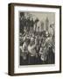 The War in Egypt, the Scots Guards Embarking at Westminster Bridge on Sunday Morning Last-Frank Dadd-Framed Giclee Print