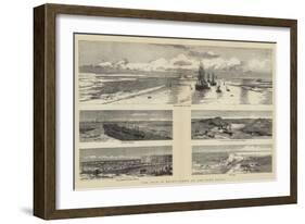 The War in Egypt, Views on the Suez Canal-Charles William Wyllie-Framed Giclee Print