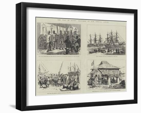 The War in Egypt-Johann Nepomuk Schonberg-Framed Giclee Print