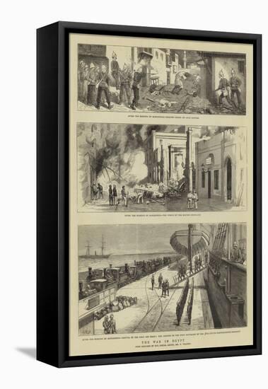 The War in Egypt-Charles Edwin Fripp-Framed Stretched Canvas