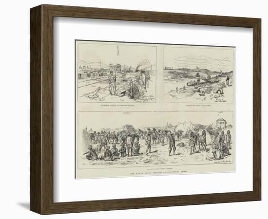 The War in Egypt-Melton Prior-Framed Giclee Print