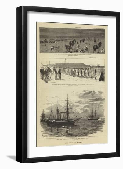 The War in Egypt-William Lionel Wyllie-Framed Giclee Print