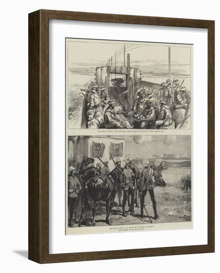 The War in Egypt-William Heysham Overend-Framed Giclee Print