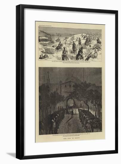 The War in Egypt-Herbert Johnson-Framed Giclee Print