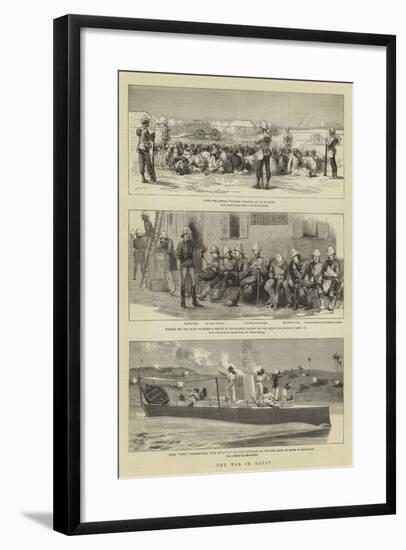 The War in Egypt-Herbert Johnson-Framed Giclee Print