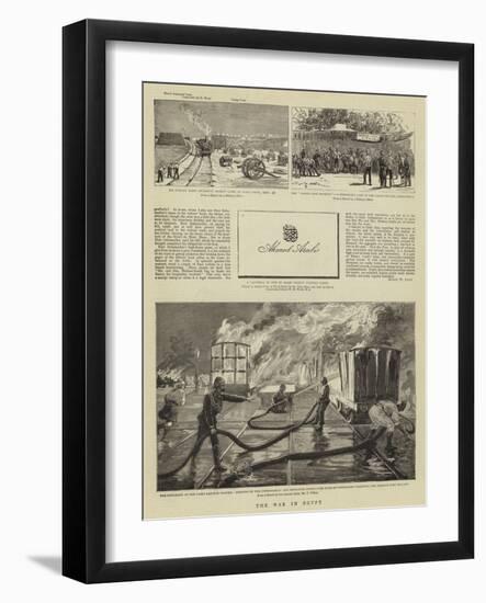 The War in Egypt-null-Framed Giclee Print