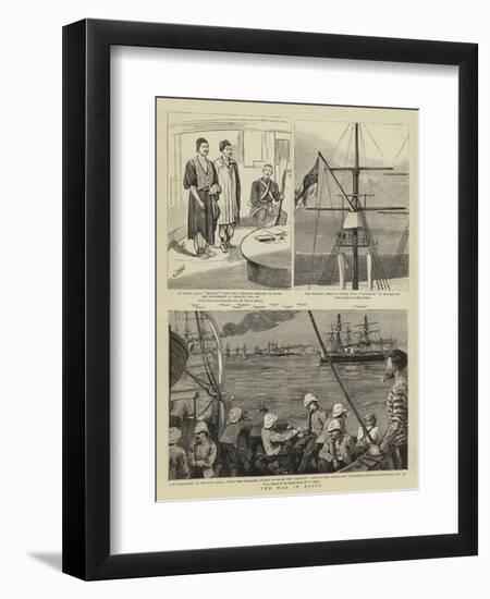 The War in Egypt-null-Framed Premium Giclee Print