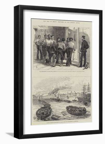 The War in Egypt-null-Framed Giclee Print