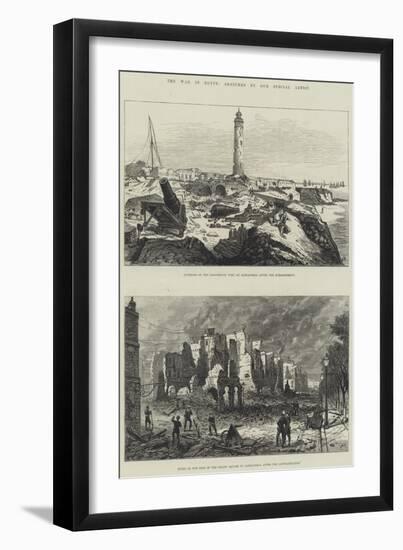 The War in Egypt-null-Framed Premium Giclee Print