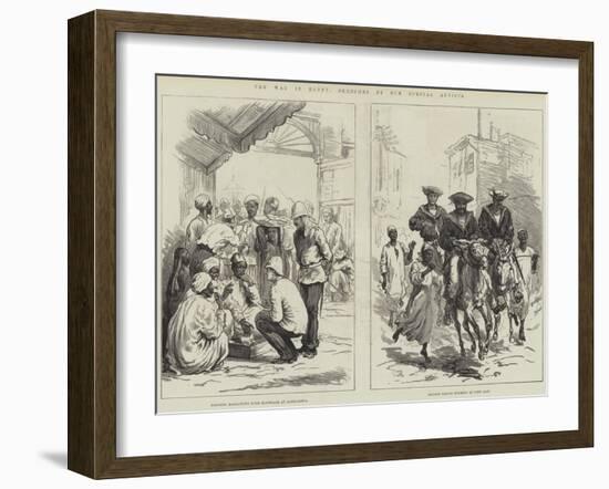 The War in Egypt-null-Framed Premium Giclee Print