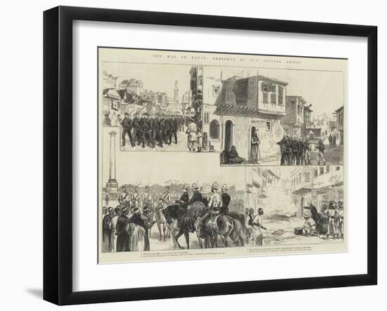 The War in Egypt-null-Framed Giclee Print