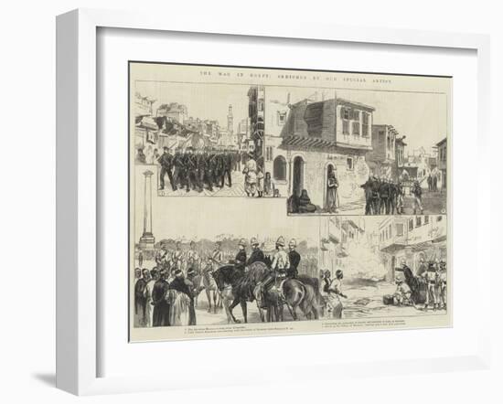 The War in Egypt-null-Framed Giclee Print