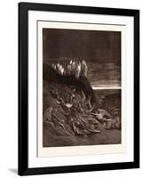 The War in Heaven-Gustave Dore-Framed Giclee Print