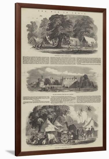 The War in India-null-Framed Giclee Print