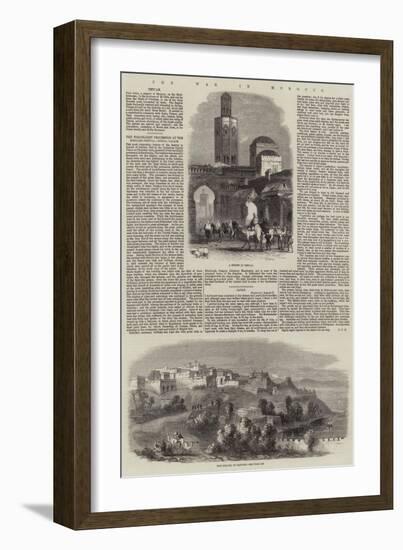 The War in Morocco-null-Framed Giclee Print