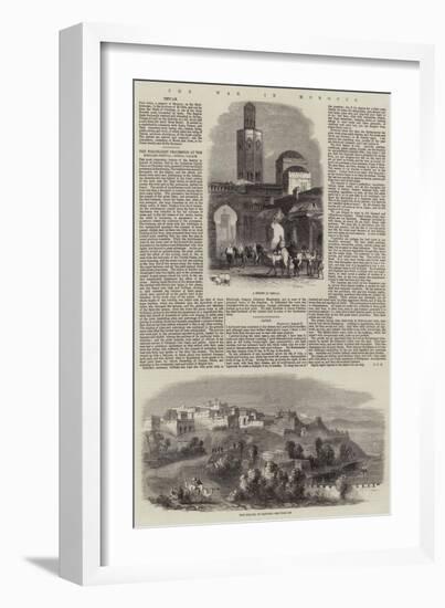 The War in Morocco-null-Framed Giclee Print