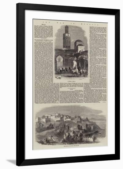 The War in Morocco-null-Framed Giclee Print