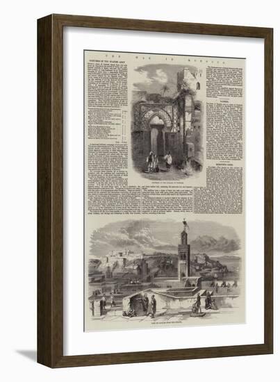 The War in Morocco-null-Framed Giclee Print