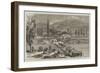 The War in Naples, Garibaldian Troops Crossing the Volturno-Frank Vizetelly-Framed Giclee Print