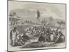 The War in New Zealand, Surrender of the Tauranga Natives at the Te Papa Station-null-Mounted Giclee Print