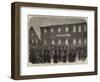 The War in Schleswig, Band Playing before Marshal Wrangel's Head Quarters at Hadersleben-null-Framed Giclee Print