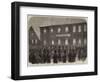 The War in Schleswig, Band Playing before Marshal Wrangel's Head Quarters at Hadersleben-null-Framed Giclee Print