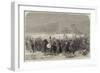 The War in Schleswig, Danish Prisoners on the Road to Rendsburg, after the Battle of Over-Selk-null-Framed Giclee Print