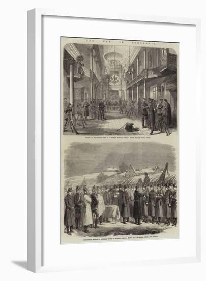 The War in Schleswig-null-Framed Giclee Print