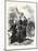 The War in Servia, General Zach, Chief of the Staff: Costumes of the Servian Army, Serbia, 1876-null-Mounted Giclee Print