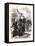 The War in Servia, General Zach, Chief of the Staff: Costumes of the Servian Army, Serbia, 1876-null-Framed Stretched Canvas