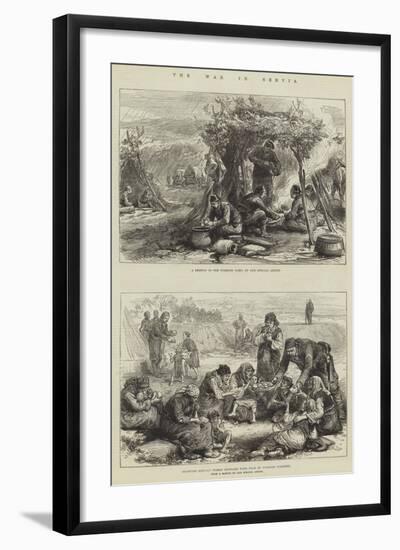 The War in Servia-null-Framed Giclee Print