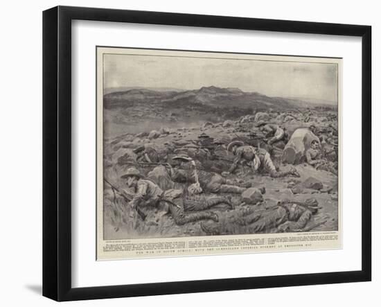 The War in South Africa, with the Queensland Imperial Bushmen at Rhenoster Kop-Frank Dadd-Framed Giclee Print