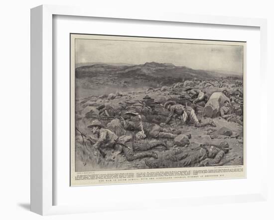 The War in South Africa, with the Queensland Imperial Bushmen at Rhenoster Kop-Frank Dadd-Framed Giclee Print