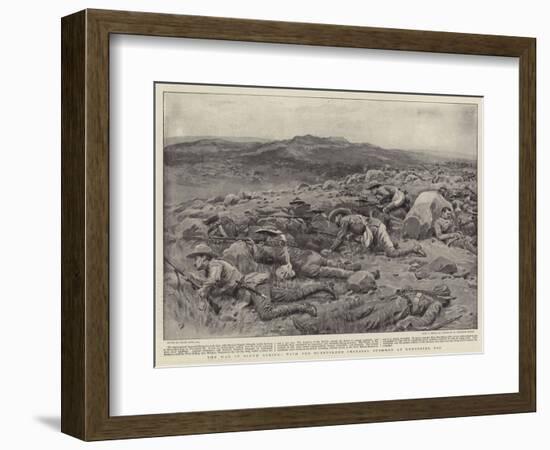 The War in South Africa, with the Queensland Imperial Bushmen at Rhenoster Kop-Frank Dadd-Framed Giclee Print
