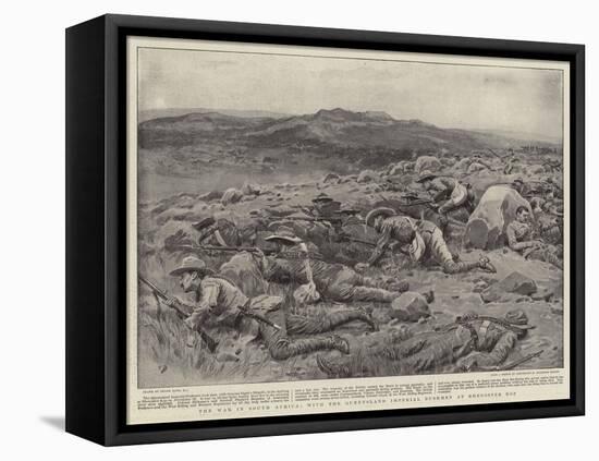 The War in South Africa, with the Queensland Imperial Bushmen at Rhenoster Kop-Frank Dadd-Framed Stretched Canvas