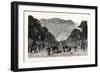 The War in South America: the Capital of Peru, View on the Alameda De Los Descalzos, 1880 1881-null-Framed Giclee Print