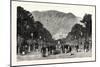 The War in South America: the Capital of Peru, View on the Alameda De Los Descalzos, 1880 1881-null-Mounted Giclee Print