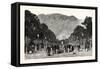 The War in South America: the Capital of Peru, View on the Alameda De Los Descalzos, 1880 1881-null-Framed Stretched Canvas